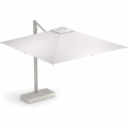 Emu - Trevi Sonnenschirm mit Schirmfuß 300 x 300 cm | Mattweiß (23) / Weiß Pro (81)