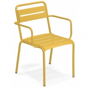 Emu - Star Armlehnstuhl Aluminium Curry-Gelb (62)