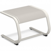 Emu - Holly Fußhocker Weiß / Weiß / Grau (300/65)