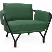 Emu - Angel 9045 Lounge Sessel Schwarz (24) | 900/16 Absinth (Premium)
