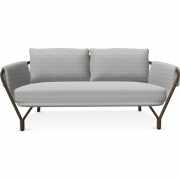 Emu - Angel 9046 Sofa 2-Sitzer Indian Brown (41) | 13 Hellgrau (Basic)