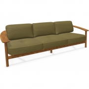 Emu - Twins Sofa 3-Sitzer Teak 