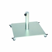Jan Kurtz - Stand Schirmständer Eisenplatte Eckig 60x60 cm mit Rollen