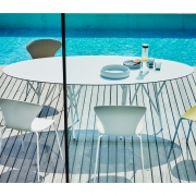 Jan Kurtz - Astwerk Tisch 215 x 110 cm | Weiß/Weiß