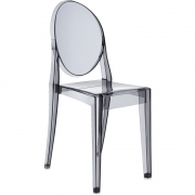 Kartell - Victoria Ghost Stuhl Fumé