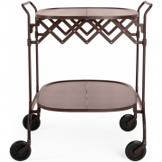 Kartell - Gastone Rollwagen Matte Pflaume