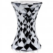 Kartell - Stone Hocker Verchromt