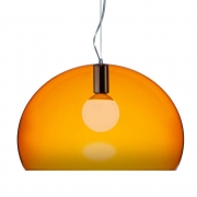 Kartell - FL/Y Pendelleuchte Orange