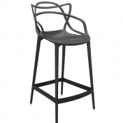 Kartell - Masters Barhocker 65 cm | Schwarz