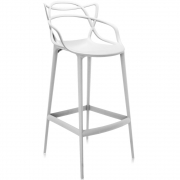 Kartell - Masters Barhocker 75 cm | Weiß