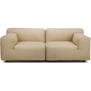 Kartell - Plastics Duo 2-Sitzer Sofa 176x88 cm
