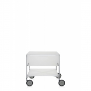 Kartell - Mobil Rollcontainer 1 Schublade; 1 Fach | Eisfarben