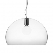 Kartell - Small FL/Y Pendelleuchte Glasklar