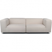 Kartell - Plastics Duo XL 2-Sitzer Sofa