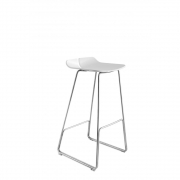 La Palma - Link Barhocker Schwarz offenporig | Schwarz lackiert (65 cm)