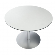 La Palma - Brio Tisch rund 60 cm 37 cm | Laminat Weiß | Weiß