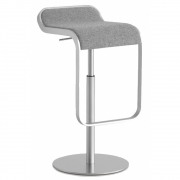 La Palma - Lem Barhocker 55-67 cm matt verchromt 