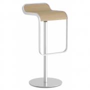 La Palma - Lem Barhocker 80 cm fix weiß 