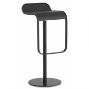 La Palma - Lem Barhocker 80 cm "Swingback" schwarz 