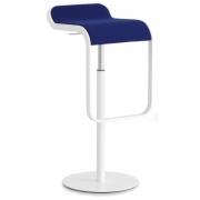 La Palma - Lem Barhocker Höhenrückverstellung weiß 