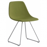 La Palma - Miunn S160 Kufenstuhl matt verchromt 