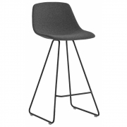 La Palma - Miunn Barhocker 65 cm schwarz 