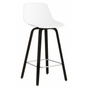 La Palma - Miunn Barhocker 65 cm mit Holzbeinen schwarz 