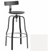 La Palma - Giro S106S Barhocker mit Rückenlehne Weiß