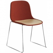 La Palma - Seela Kufenstuhl matt verchromt 