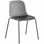 La Palma - Seela Stuhl schwarz lackiert stapelbar 