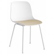 La Palma - Seela Stuhl weiß lackiert 