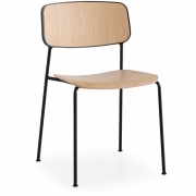 La Palma - Kisat Stuhl Gestell Schwarz (2-er Set) 