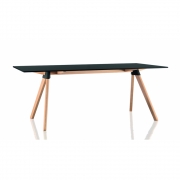 Magis - Butch Tisch 180 x 90 cm | Schwarz-Natur