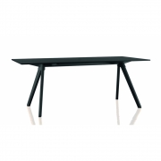 Magis - Butch Tisch 180 x 90 cm | Schwarz-Schwarz