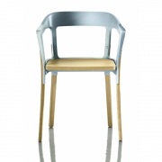 Magis - Steelwood Chair Armlehnenstuhl Stahl (Sitz: Natur)