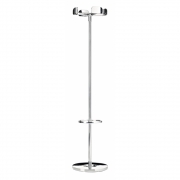 Magis - Four Leaves Kleiderständer mit Schirmständer Alu poliert