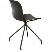 Magis - Troy Stuhl Kreuzfuß Outdoor Schwarz