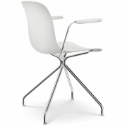 Magis - Troy Armlehnenstuhl Kreuzfuß Weiß