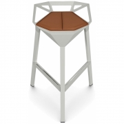 Magis - Cuscini Stool One Sitzkissen Leder Natur
