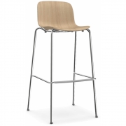 Magis - Troy Barhocker Buche 77 cm | Natur - Verchromt