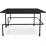 Magis - Traffic Couchtisch 60 x 60 cm | Anthrazitgrau - Schwarz