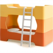 Magis - Bunky Etagenbett 2xHellorange-1xOrange
