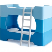 Magis - Bunky Etagenbett 2xDunkelblau-1xBlau