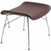 Kartell - S/Wood Fußhocker Leder