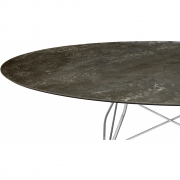 Kartell - Glossy Tisch oval 192 cm