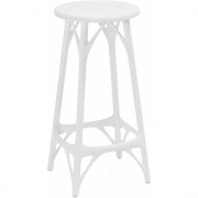 Kartell - A.I. Light Hocker 65 cm Weiß