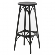 Kartell - A.I. Light Hocker 65 cm Schwarz