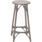 Kartell - A.I. Light Hocker 65 cm Grau