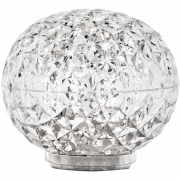 Kartell - Planet Mini Battery Tischleuchte Kristall