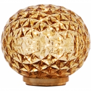 Kartell - Planet Mini Plug Tischleuchte Bernstein